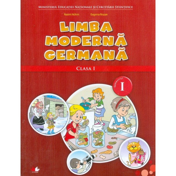 Limba moderna germana, clasa I, semestrul I cu CD