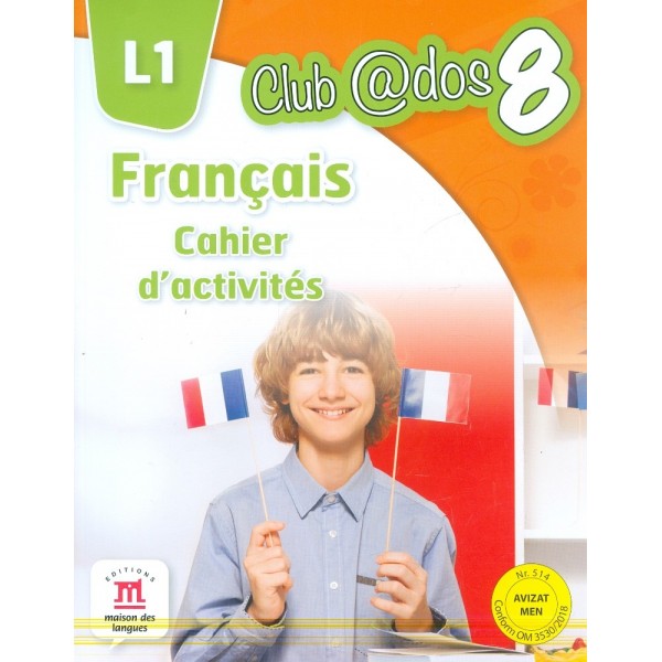 Francais L1 - Cahier dactivites, Club@dos 8