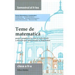 Teme de matematica, clasa a...