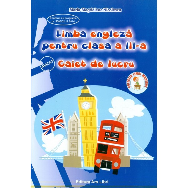 Liimba engleza, clasa a III-a - Caiet de lucru