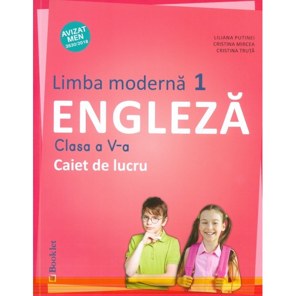Engleza. Limba moderna 1 - Caiet de lucru, clasa a V-a