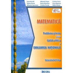 Matematica - Probleme si teste pentru clasa a VIII-a, semestrul al II-lea - Evaluarea nationala