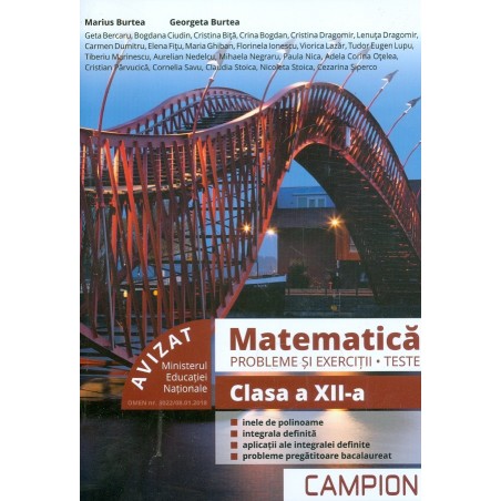 Matematica, clasa a XII-a -...