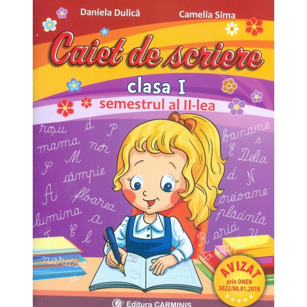 Caiet de scriere, clasa i, semestrul al II-lea