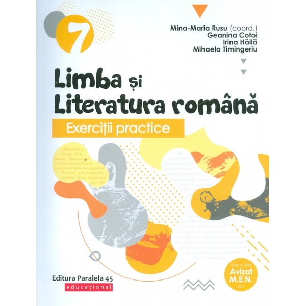Exercitii practice de limba romana - Competenta si performanta in comunicare, clasa a VII-a. Consolidare