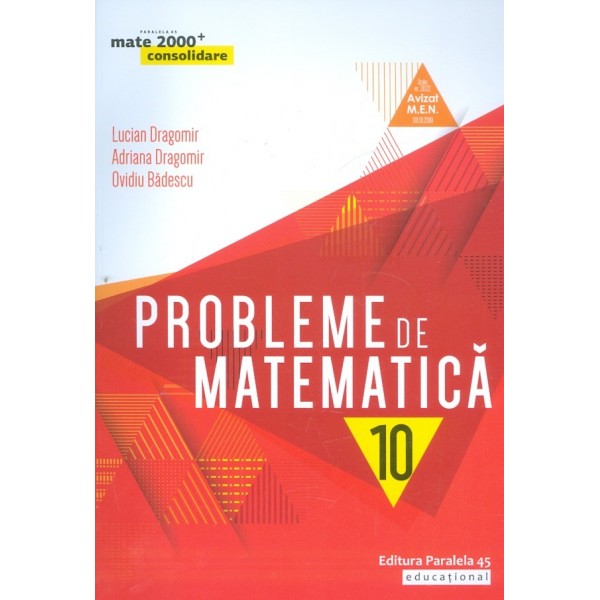 Probleme de matematica, clasa a X-a