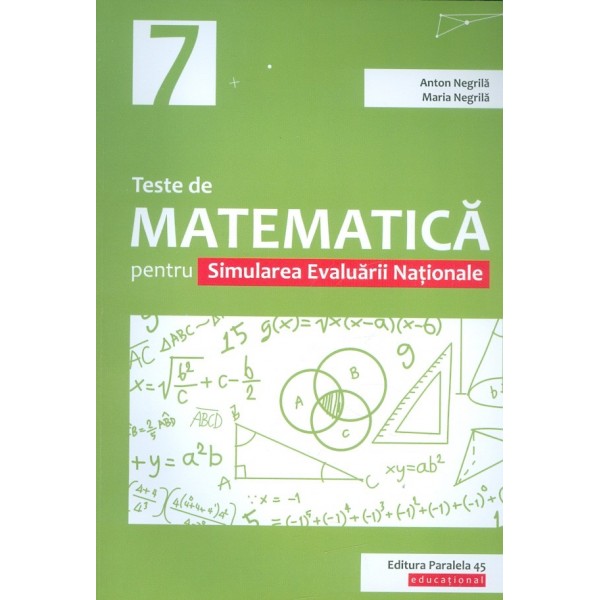 Teste de matematica pentru Simularea Evaluarii Nationale, clasa a VII-a