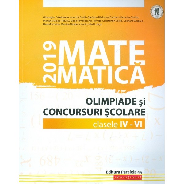 Matematica - Olimpiade si concursuri scolare, clasele IV-VI