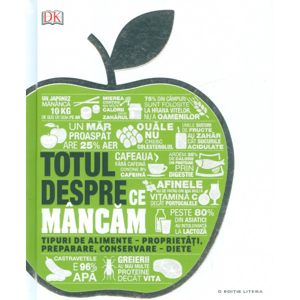 Totul despre ce mancam. Tipuri de alimente-Proprietati, preparate, conservare-Diete