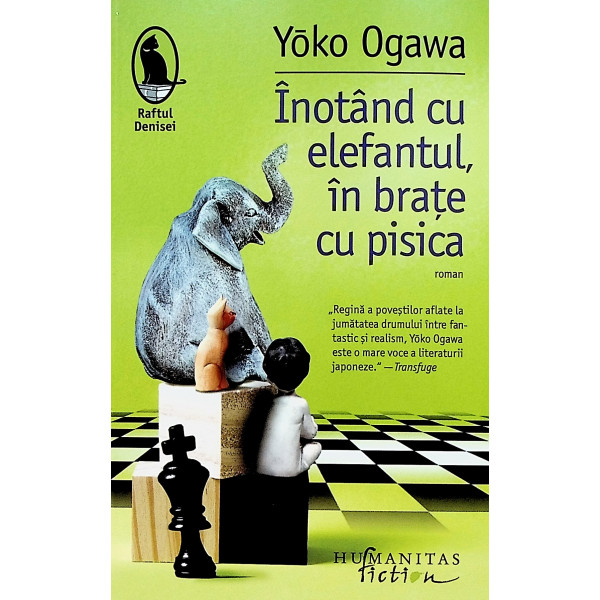 Inotand cu elefantul, in brate cu pisica