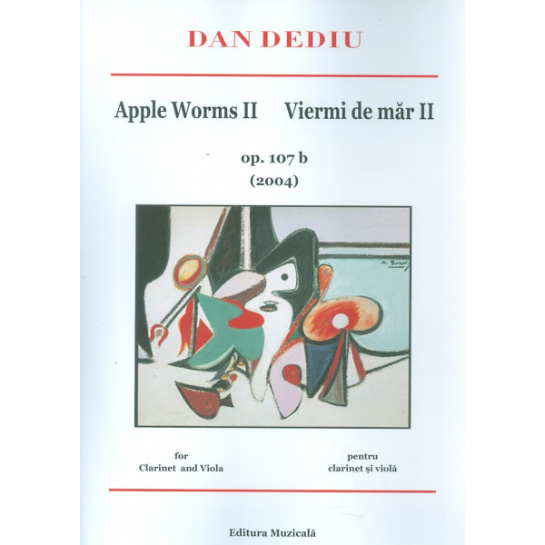 Viermi de mar II op. 107b (2004) pentru clarinet si viola. Editie plurilingva