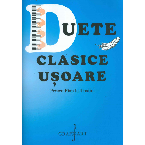 Duete clasice usoare pentru pian la 4 maini