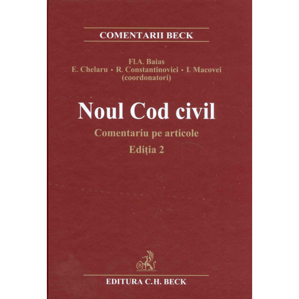 Noul Cod civil. Comentariu pe articole