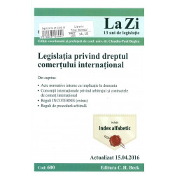 Legislatia privind dreptul comertului international