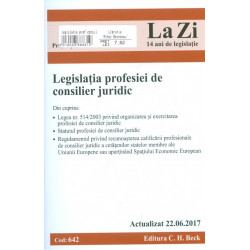 Legislatia profesiei de consilier juridic