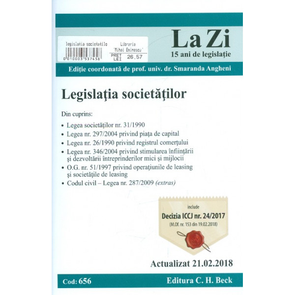 Legislatia societatilor
