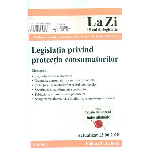 Legislatia privind protectia consumatorilor