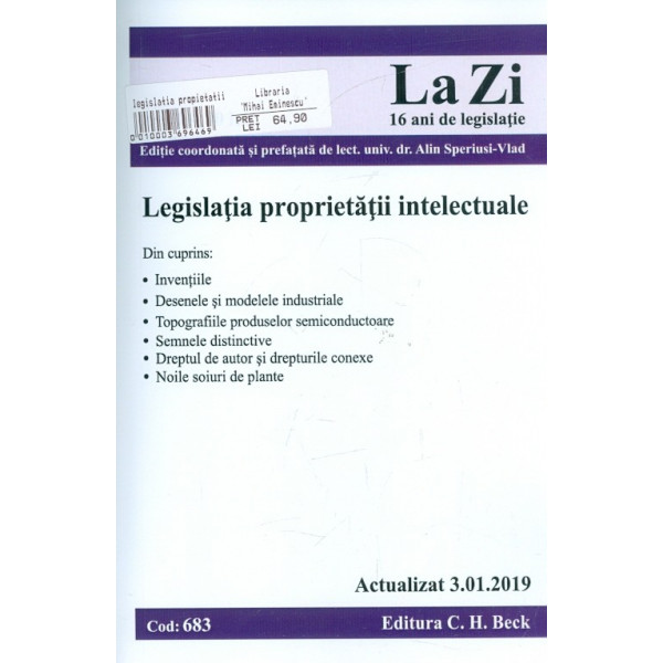 Legislatia proprietatii intelectuale