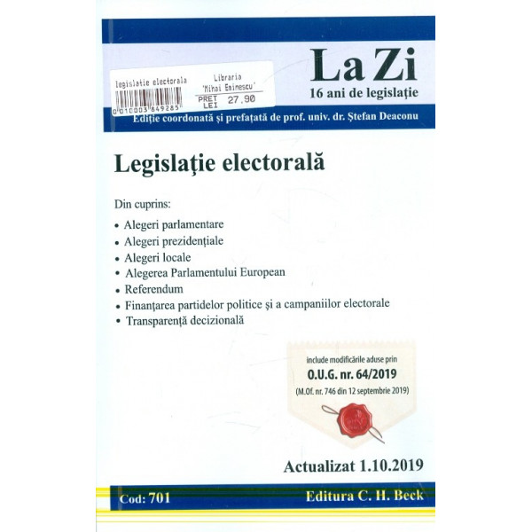 Legislatie electorala