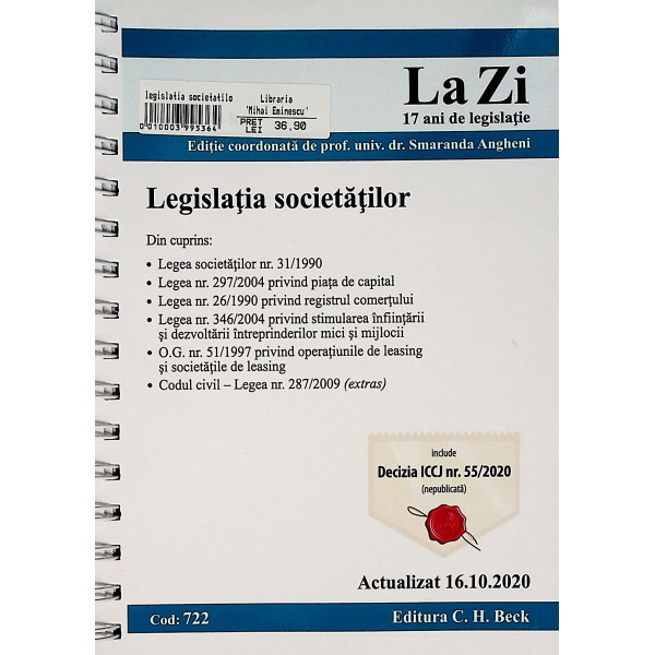 Legislatia societatilor