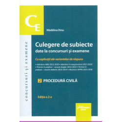 Culegere de subiecte date...