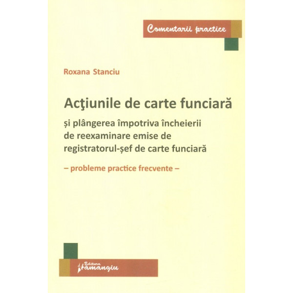 Actiunile de carte funciara