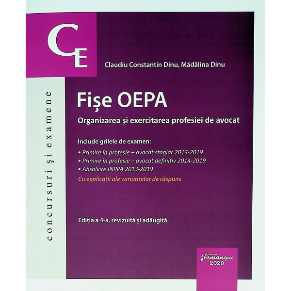 Fise OEPA. Organizarea si exercitarea profesiei de avocat