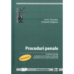 Proceduri penale, vol. I -...