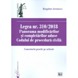 Legea nr.310/2018. Panorama...