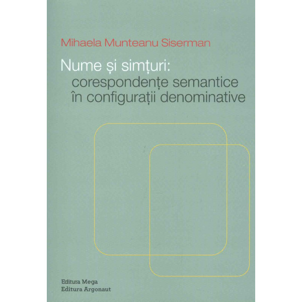 Nume si simturi: corespondente semantice in configuratii denominative
