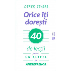 Orice iti doresti: 40 de lectii pentru un altfel de antreprenor