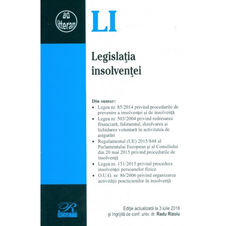 Legislatia insolventei