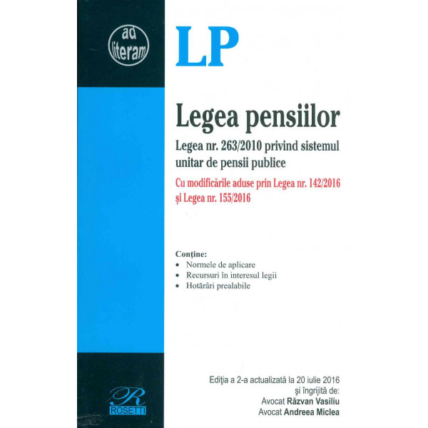 Legea pensiilor