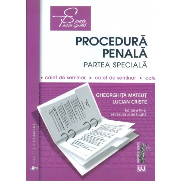 Procedura penala. Partea speciala. Caiet de seminar