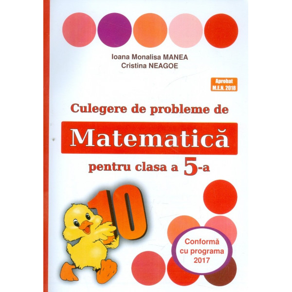 Culegere de probleme de matematica pentru clasa a V-a