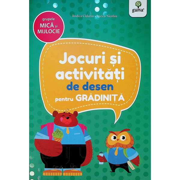 Jocuri si activitati de desen pentru gradinita, grupele, mica si mijlocie