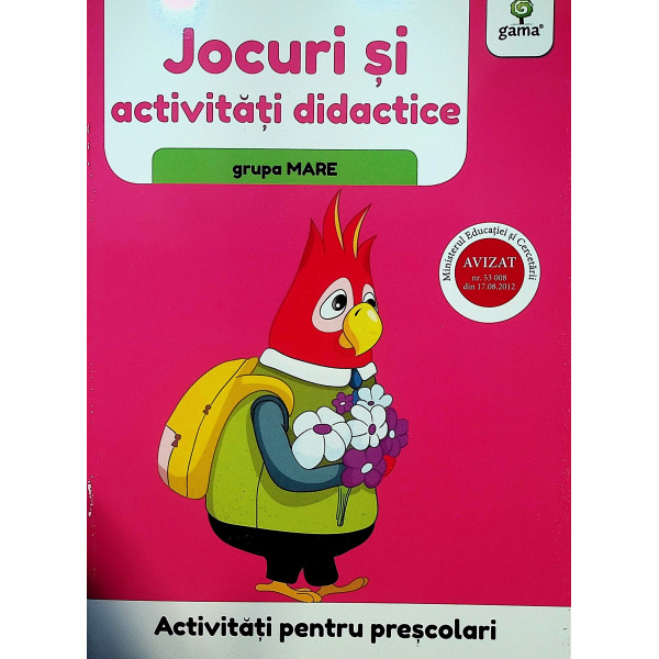 Jocuri si activitati didactice, grupa mare