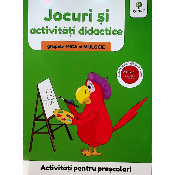 Jocuri si activitati didactice, grupele, mica si mijlocie