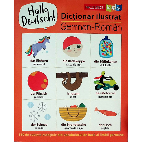 Hallo Deutsch! Dictionar ilustrat german-roman