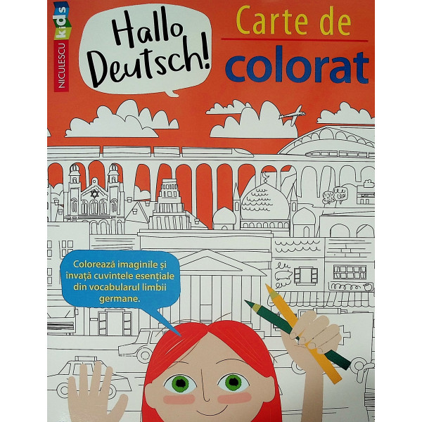 Hallo Deutsch! Carte de colorat