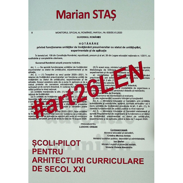 art26Len - Scoli-Pilot pentru arhitecturi curriculare de secol XXI