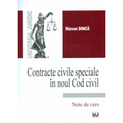 Contracte civile speciale in noul Cod civil: note de curs