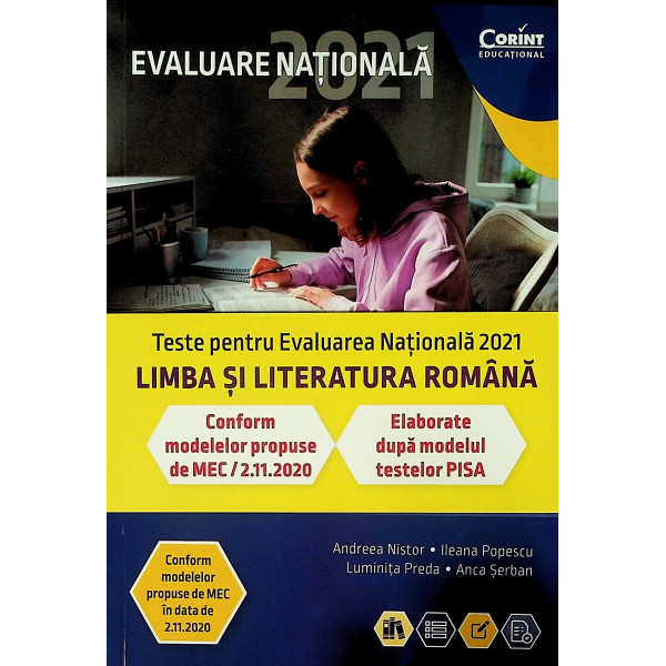 Limba si literatura romana. De la antrenament la performanta - Evaluare Nationala 2021