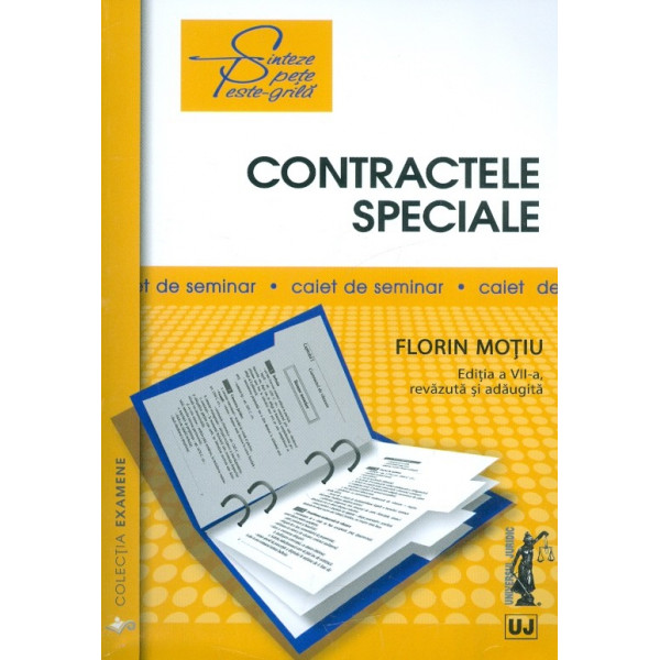 Contractele speciale. Caiet de seminar
