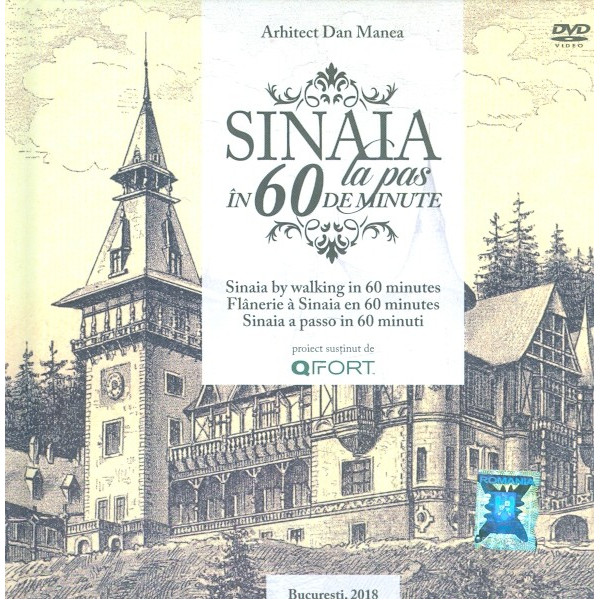 Sinaia la pas in 60 de minute cu DVD. Editie plurilingva