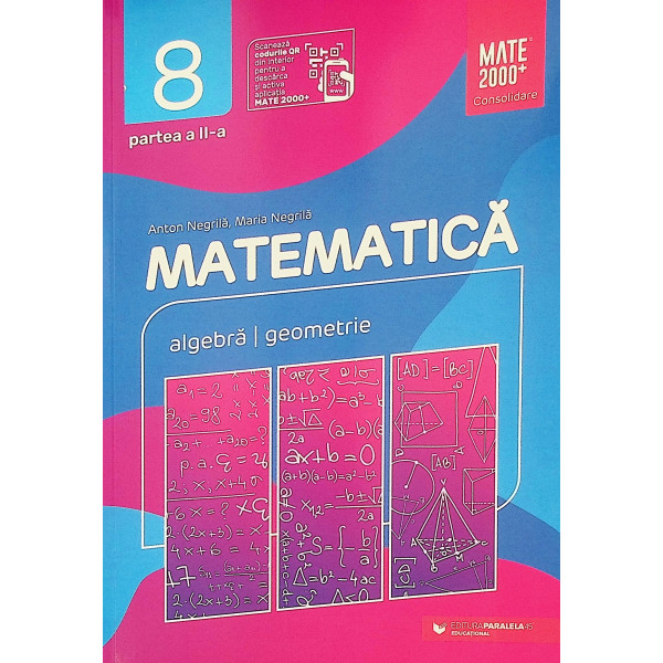 Matematica, clasa a VIII-a, partea a II-a - Algebra, geometrie