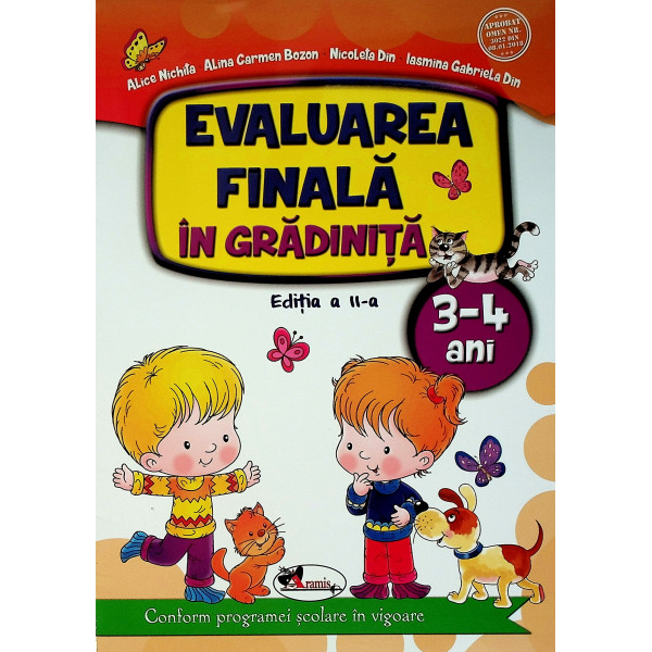 Evaluarea finala in gradinita, 3-4 ani
