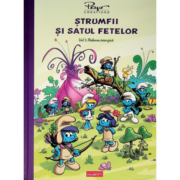 Strumfii si satul fetelor, vol. I - Padurea interzisa. MiniGrafic