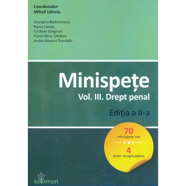 Minispete, vol. III - Drept penal