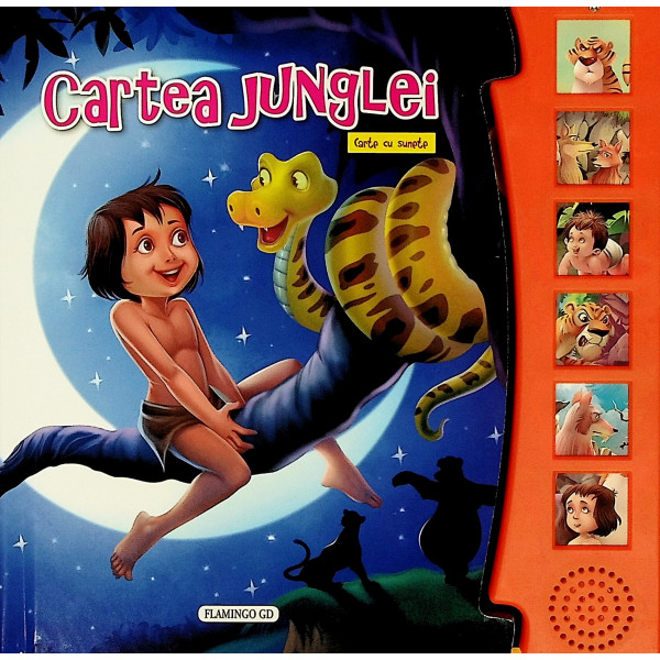 Cartea junglei. Carte cu sunete